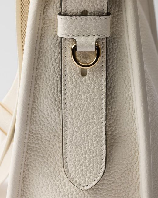 Prada Natural Medium Leather Bag