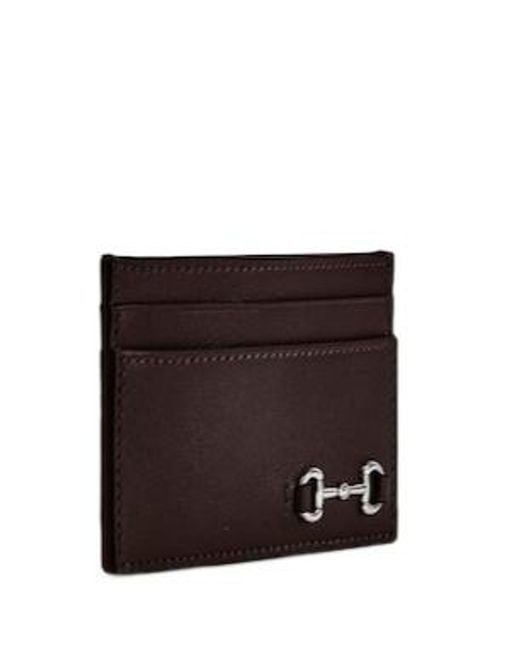 Gucci Multicolor Horsebit Card Holder for men