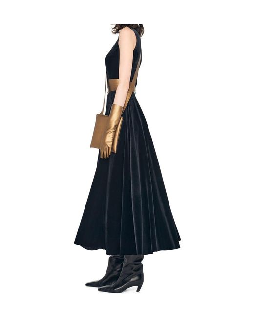 Norma Kamali Blue Grace Maxi Dress