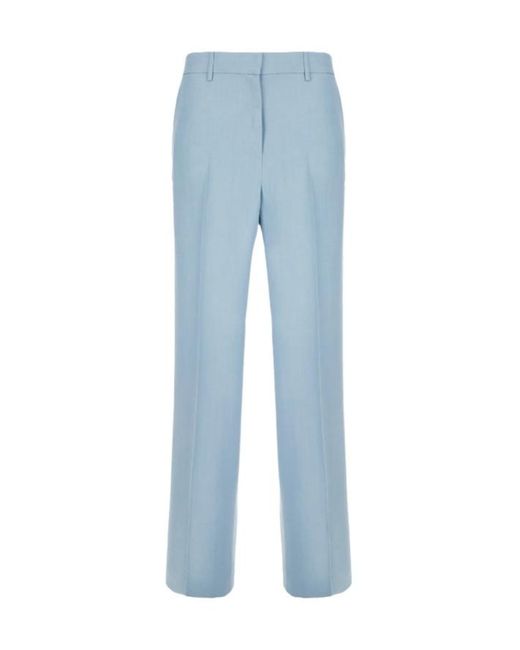 Antonelli Blue Casual Pants With Belt Loops