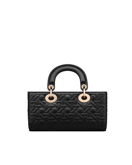 Dior Black Small Lady D-Joy Bag