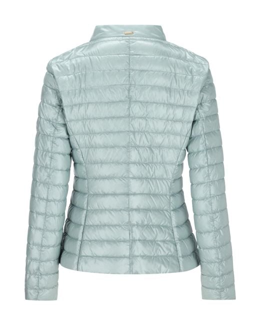 Herno Blue Elena Quilted Down Coat