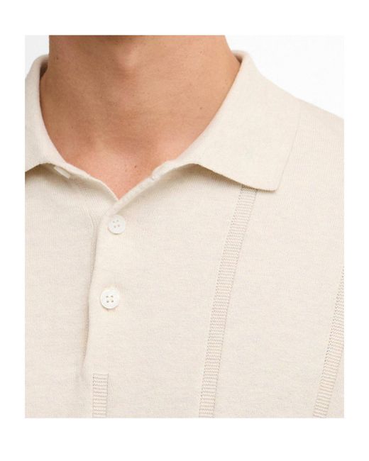 Barbour White Wellburn Short-Sleeved Polo Shirt for men