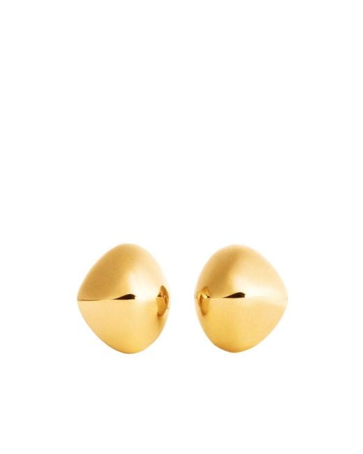 Totême  Metallic Pebble Studs
