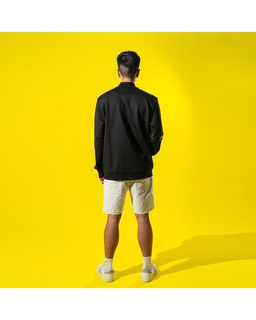 Boss Black Logo-Print Cotton Jacket for men