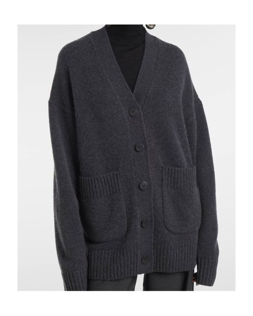 Joseph Blue Button Long-Sleeved Sweater