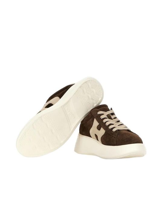 Hogan Brown Rebel Sneakers