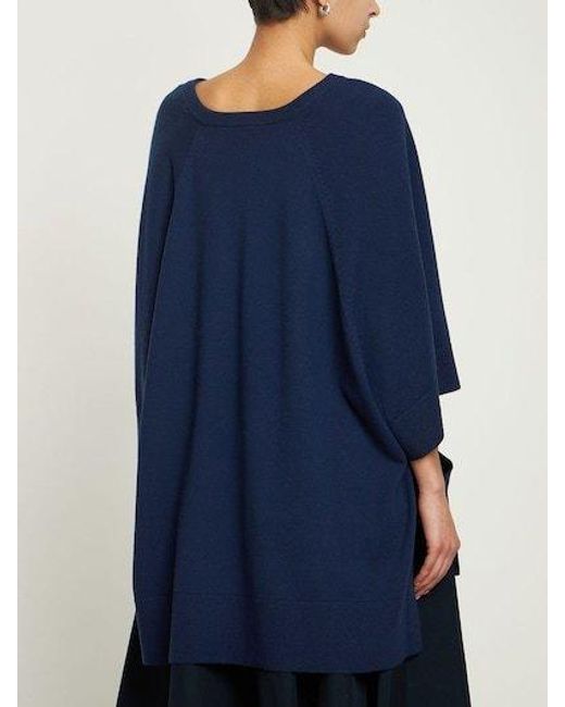 Michael Kors Blue V-Neck Sweater Pullover