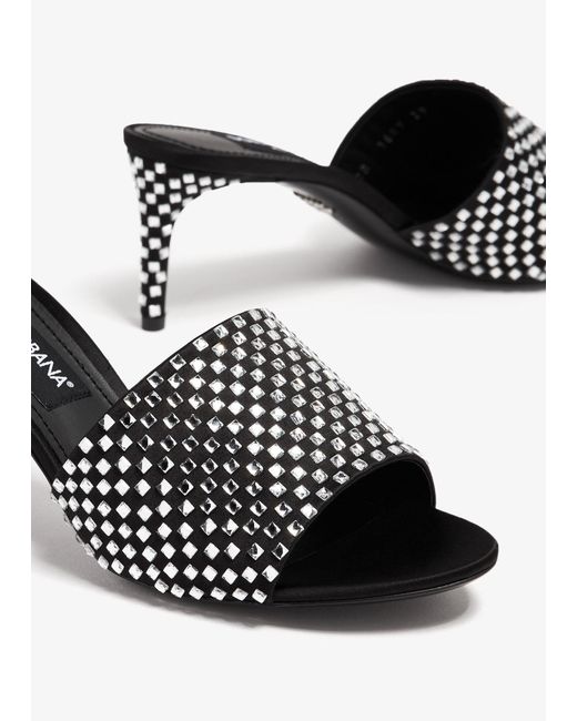 Dolce & Gabbana Multicolor Keira Embellished Heeled Sandals