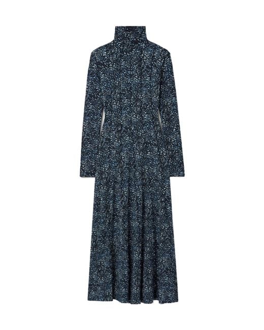 Proenza Schouler Blue Mabel Ruffle Dress