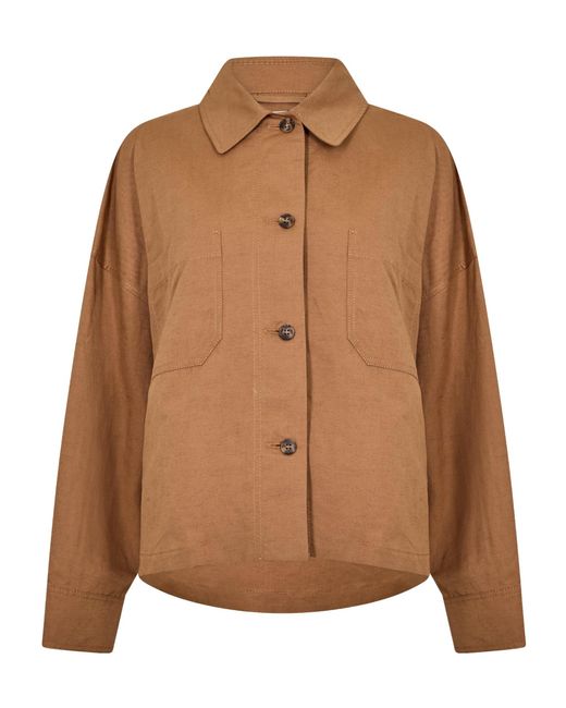 Weekend by Maxmara Brown Long Sleeve Shirt