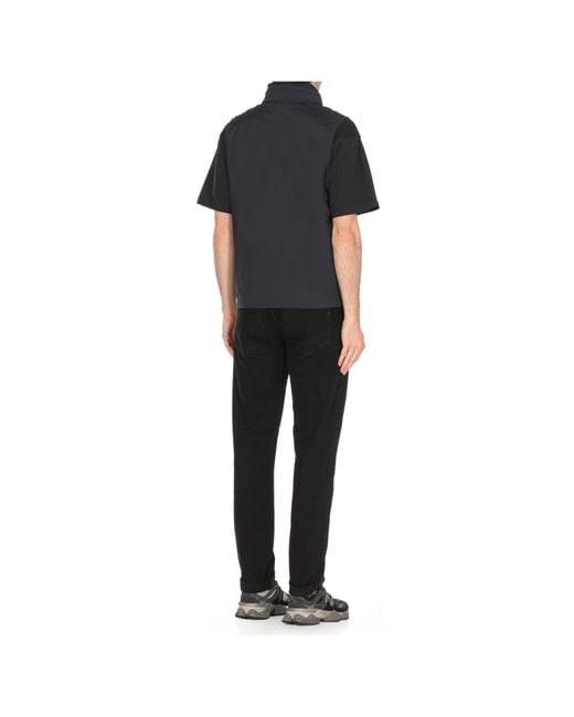 K-Way Blue Valen Zip Front Vest Jacket for men