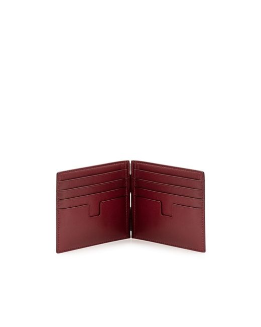 Tom Ford Red Printed Tejus Wallet for men