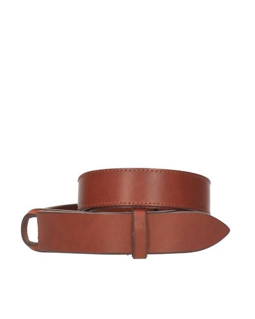 Orciani White Logo Belt for men