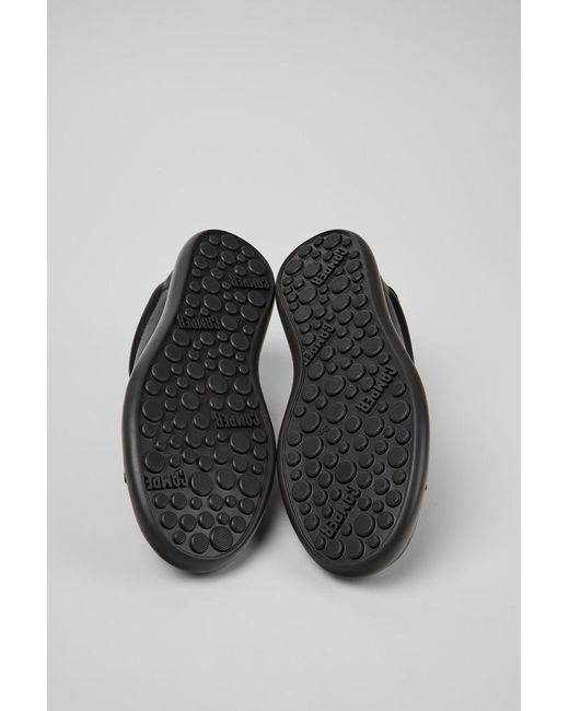 Camper Black Lace-Up Low-Top Casual Shoes