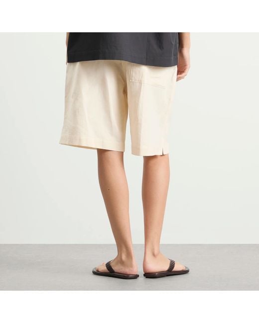 Studio Nicholson Natural Drawstring Shorts