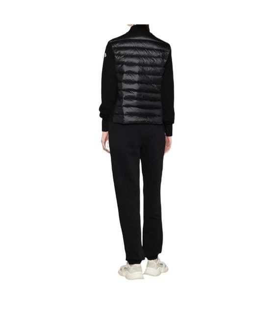 Moncler Black High-Neck Padded Jacket