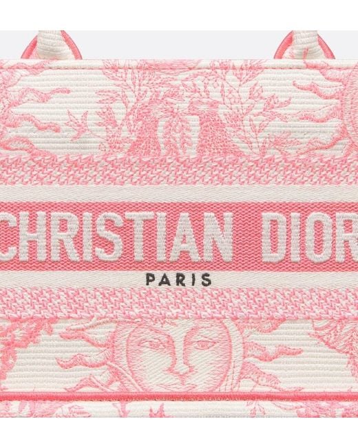 Dior Pink Iviera East-West Book Tote