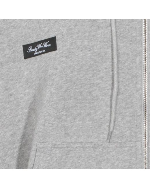 MM6 by Maison Margiela Gray Logo Patch Hoodie for men