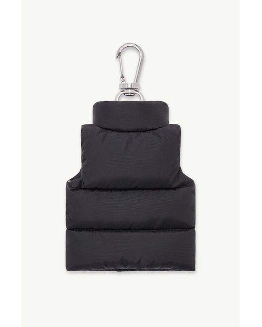 Moncler Blue Down Vest Shape Key Ring for men