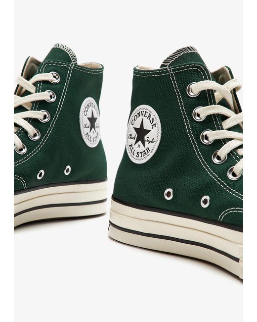 Converse Green Laced Sneakers