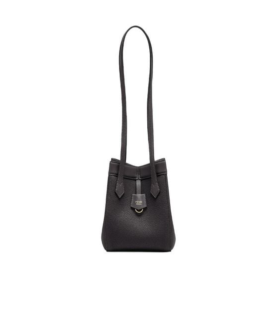 Fendi Black Origami Mini Shoulder Bag