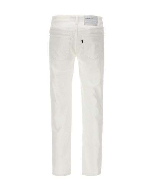 Department 5 White Skeith Denim Jeans for men