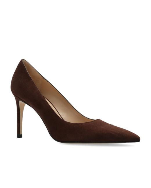 Stuart Weitzman Brown Pointed High Heels