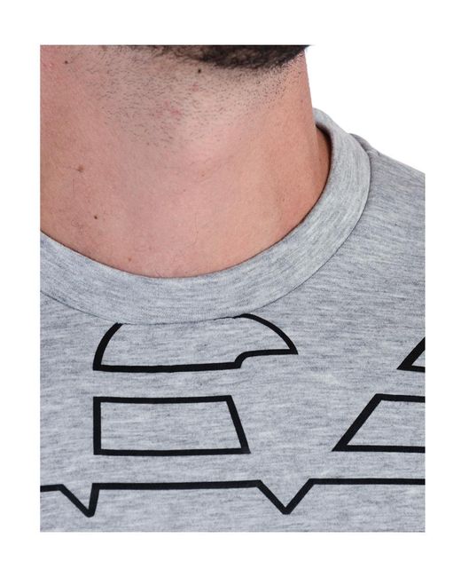 Emporio Armani Gray Logo Sweater for men