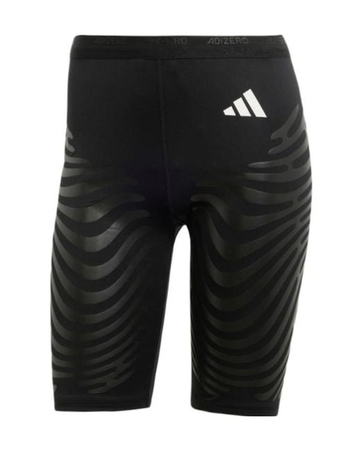 Adidas Black Originals Adizero Control Running Short Leggings