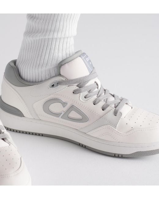 Dior White B57 Dribble Low-Top Sneaker for men