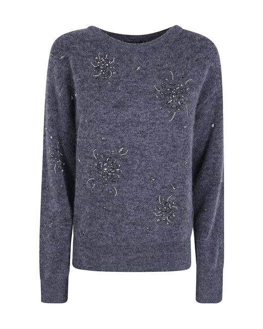 Seventy Blue Long Sleeved Jumper
