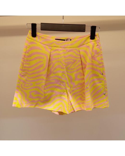 Sportmax Metallic Logo Shorts