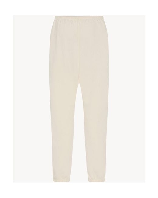 The Row White Teo Track Trousers