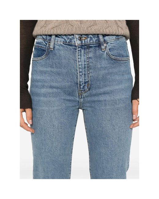 FRAME Blue Belt-Loop Jeans