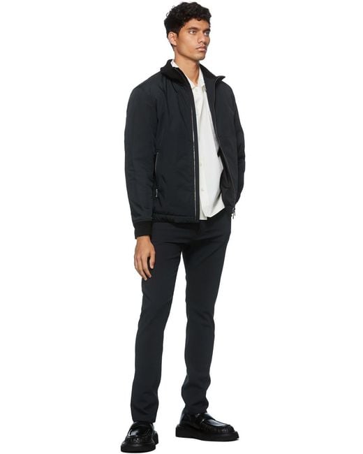 Theory Blue Logo Slim Casual Pants for men