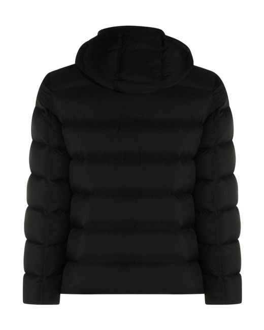 Herno Black High-Neck Down Blazer for men