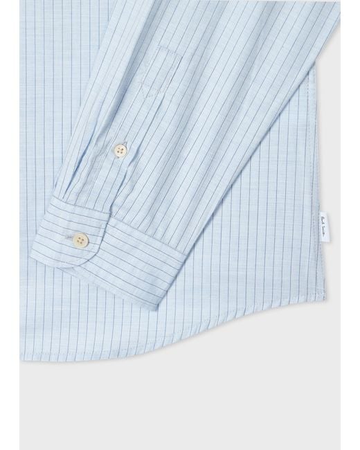 Paul Smith White Striped Shirt for men