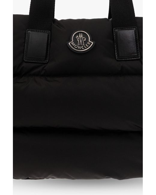 Moncler Black Caradoc Zip-Up Tote Bag