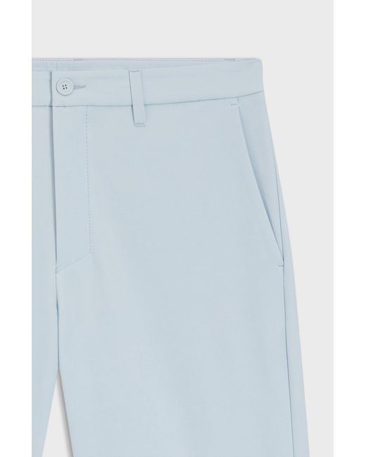 Boss Blue Slim-Fit Chino Shorts for men
