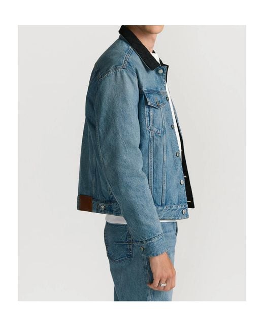 Dior Blue Homme Reversible Cannage Jean Jacket for men