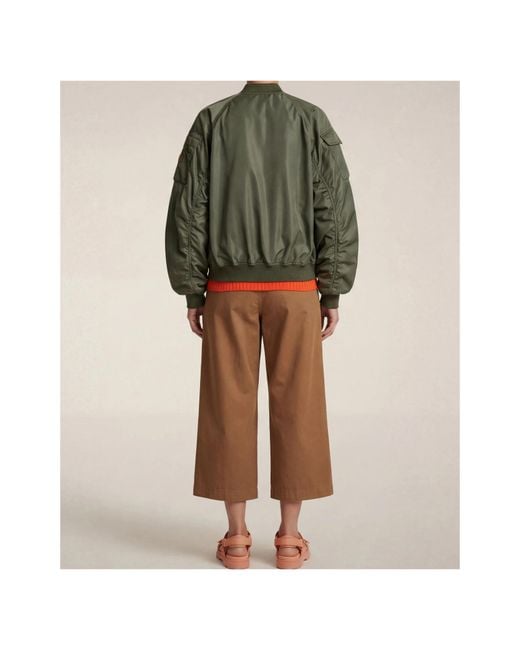 Save The Duck Green Long-Sleeved Casual Jacket