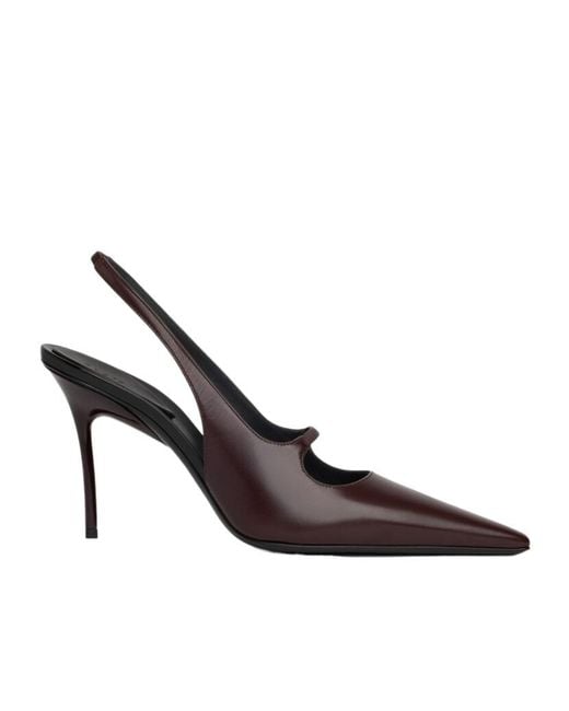Alaïa Brown Alaïa Drop Slingbacks