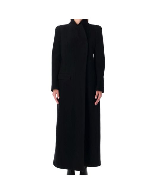 Tom Ford Black Straight Hem Long Coat