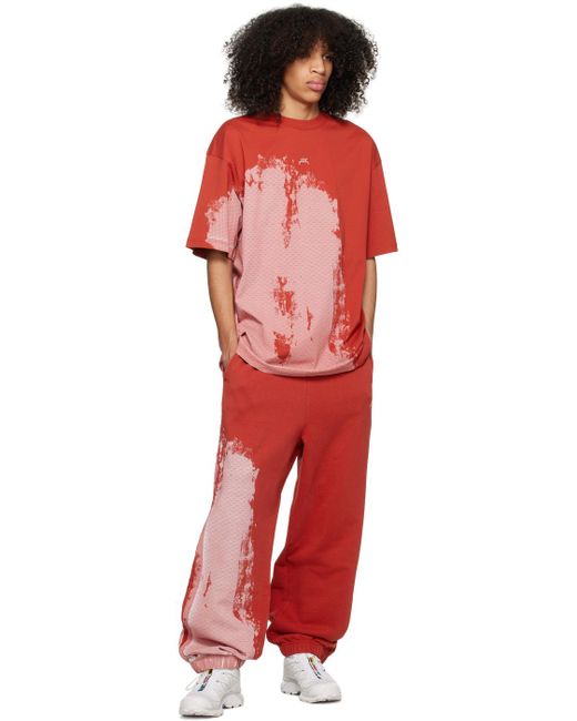 A_COLD_WALL* Red A-Cold-Wall* Graphic T-Shirt for men
