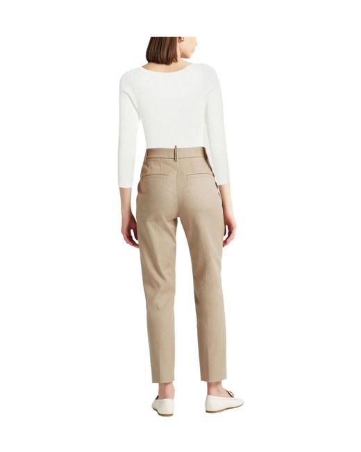 Max Mara White Solid Color Lightweight Knit Sweater