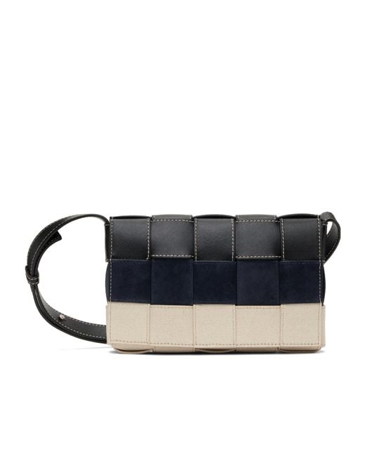 Bottega Veneta Blue Woven Shoulder Bag for men