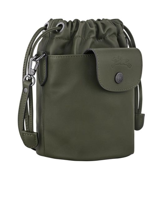 Longchamp Green Le Pliage Xtra Bucket Bag