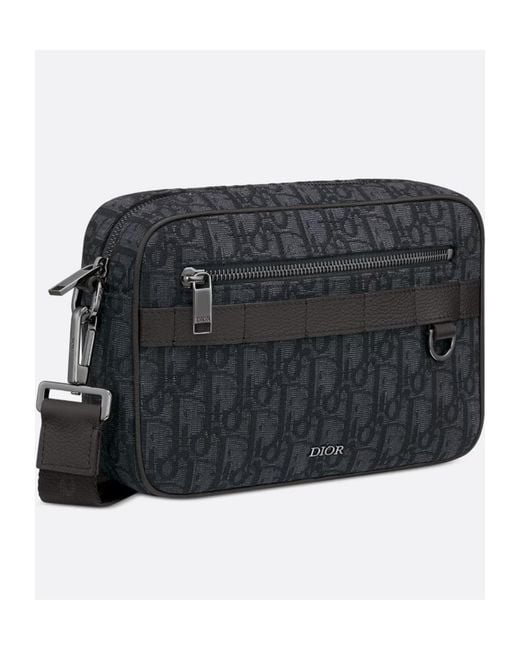Dior Black Safari Bag With Strap for men