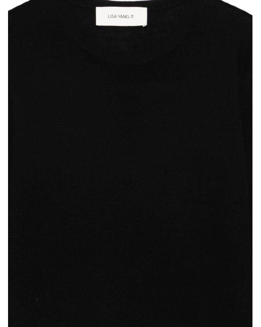 Lisa Yang Black Long-Sleeved Sweater